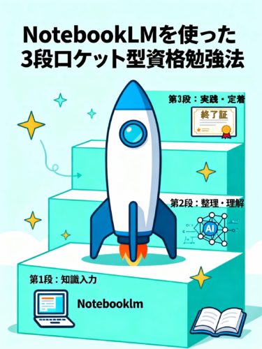 NotebookLMで3段ロケット型資格勉強法